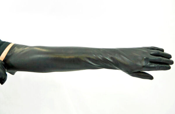 60 cm lange Herren Lederhandschuhe ungefüttert sehr lange Herren Finger Lederhandschuhe von MICELI